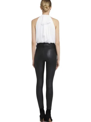 Maris Halter Neck Gathered Top | Alice and Olivia Shop