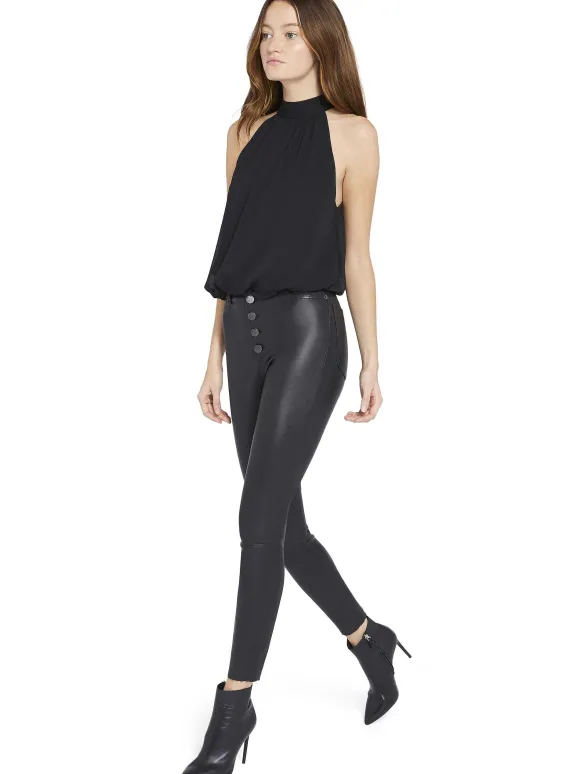 Maris Halter Neck Gathered Top | Alice and Olivia Best