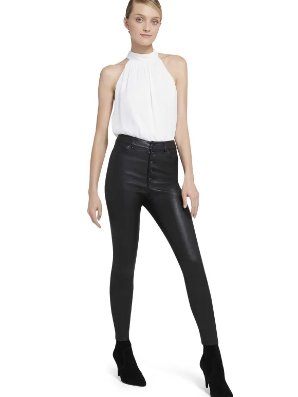 Maris Halter Neck Gathered Top | Alice and Olivia Shop