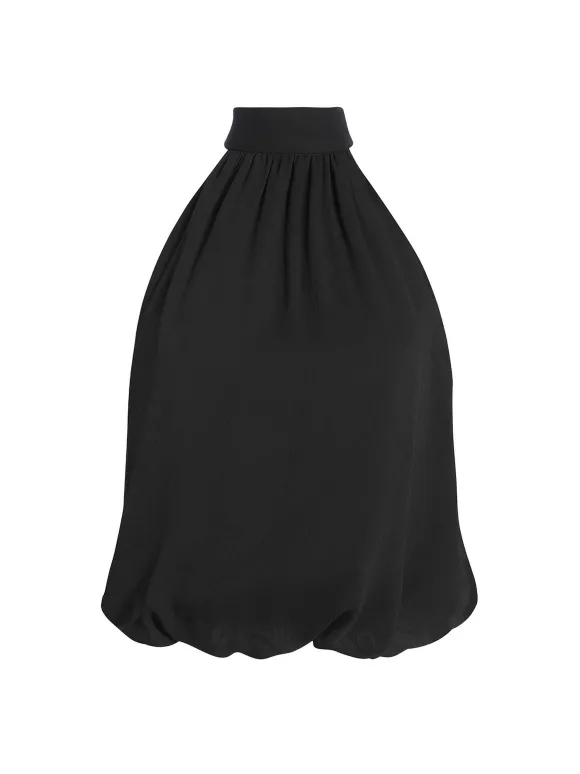 Maris Halter Neck Gathered Top | Alice and Olivia Best