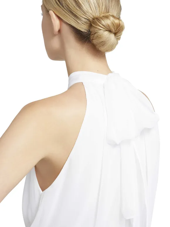 Maris Halter Neck Gathered Top | Alice and Olivia Shop