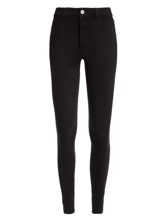 Mikah Single Button Suede Pant | Alice and Olivia Discount