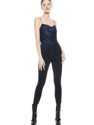 Mikah Single Button Suede Pant | Alice and Olivia Sale