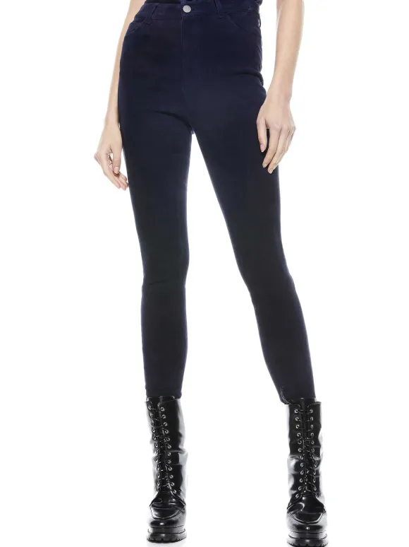 Mikah Single Button Suede Pant | Alice and Olivia Sale