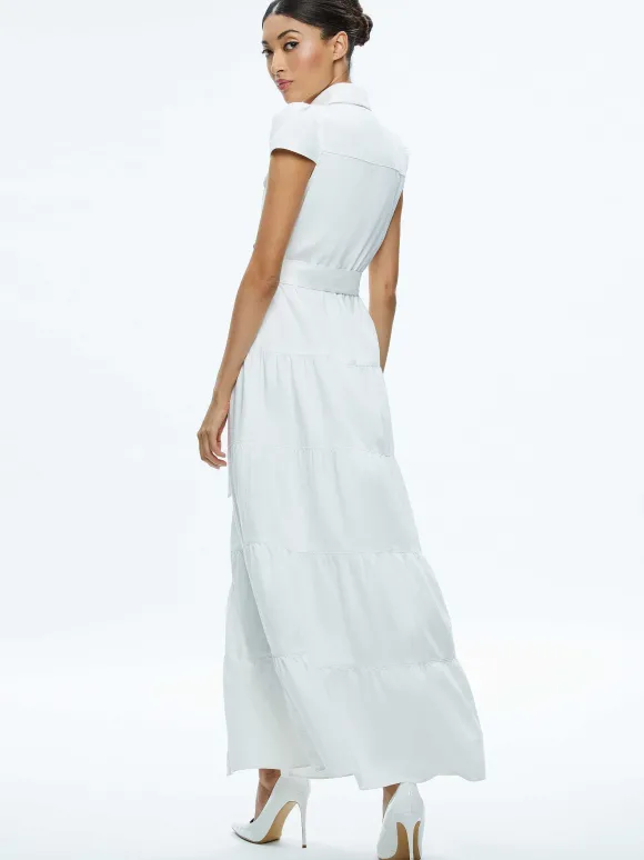 Miranda Maxi Denim Dress | Alice and Olivia Flash Sale