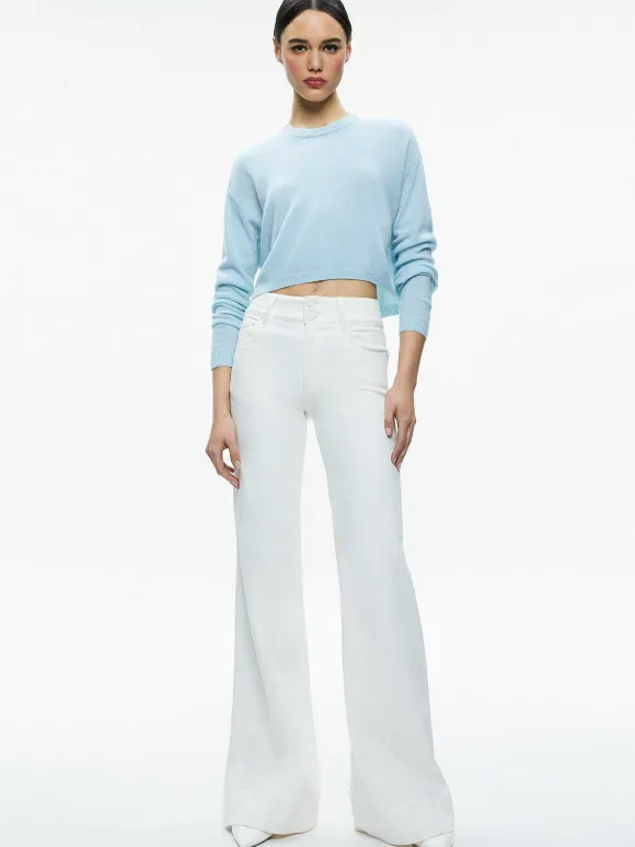 Missa 5 Pocket High Rise Wide Leg Jean | Alice and Olivia Cheap