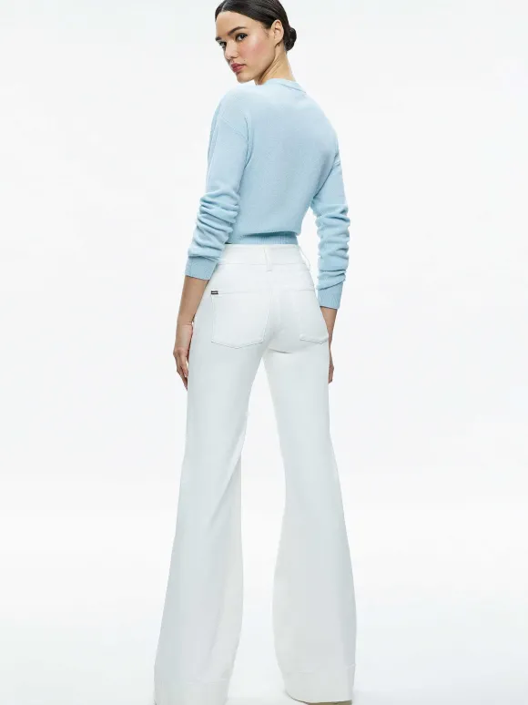 Missa 5 Pocket High Rise Wide Leg Jean | Alice and Olivia Cheap