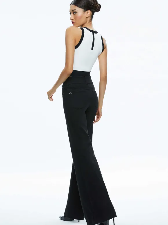 Missa 5 Pocket High Rise Wide Leg Jean | Alice and Olivia Cheap
