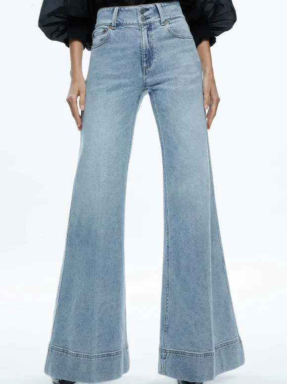 Missa High Rise Wide Leg Jean | Alice and Olivia Clearance