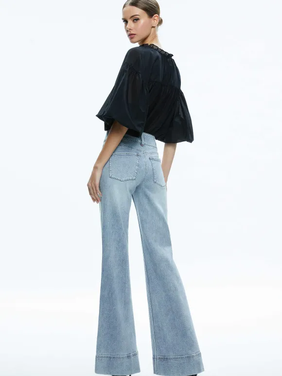 Missa High Rise Wide Leg Jean | Alice and Olivia Clearance