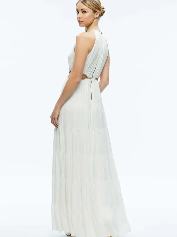 Myrtice Embellished Cut Out Maxi Dress | Alice and Olivia Sale