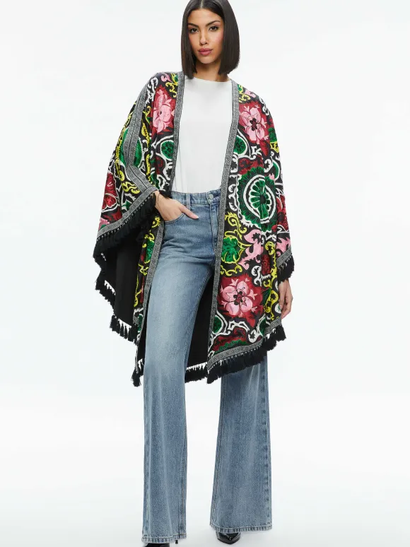 Nadine Embellished Shawl | Alice and Olivia Best Sale