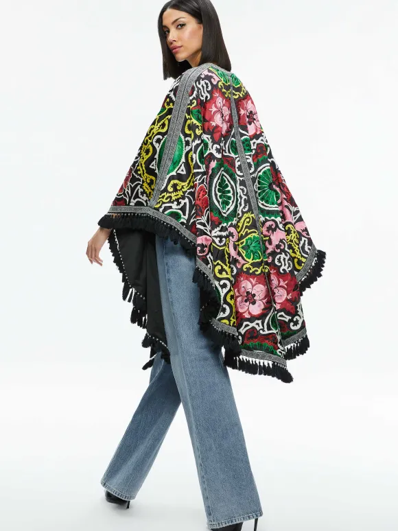 Nadine Embellished Shawl | Alice and Olivia Best Sale