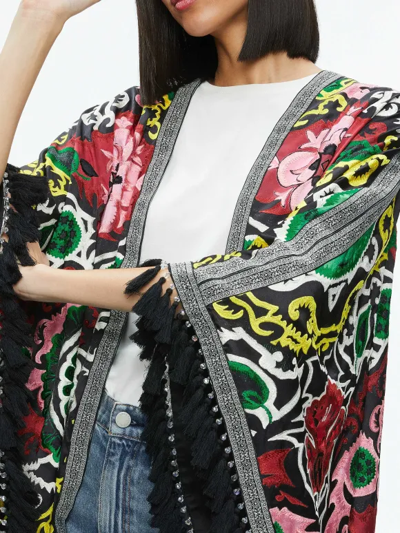 Nadine Embellished Shawl | Alice and Olivia Best Sale