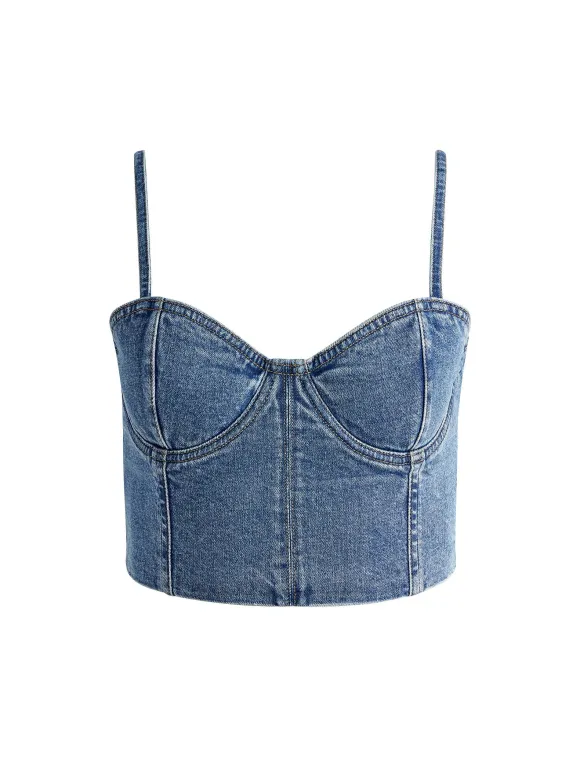 Natacha Spaghetti Strap Bustier | Alice and Olivia Clearance