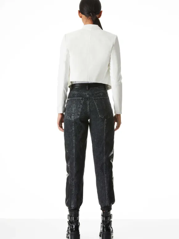 New Harvey Leather Jacket | Alice and Olivia Sale
