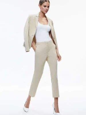 Nicky Chino Waistband Slim Ankle Pant | Alice and Olivia Sale