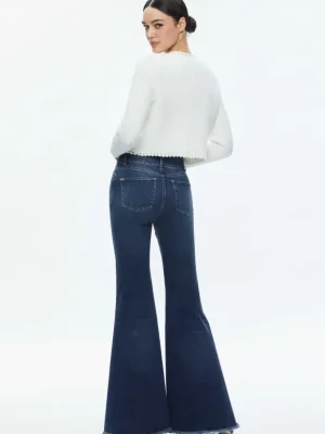Noella Knit Jacket | Alice and Olivia Shop