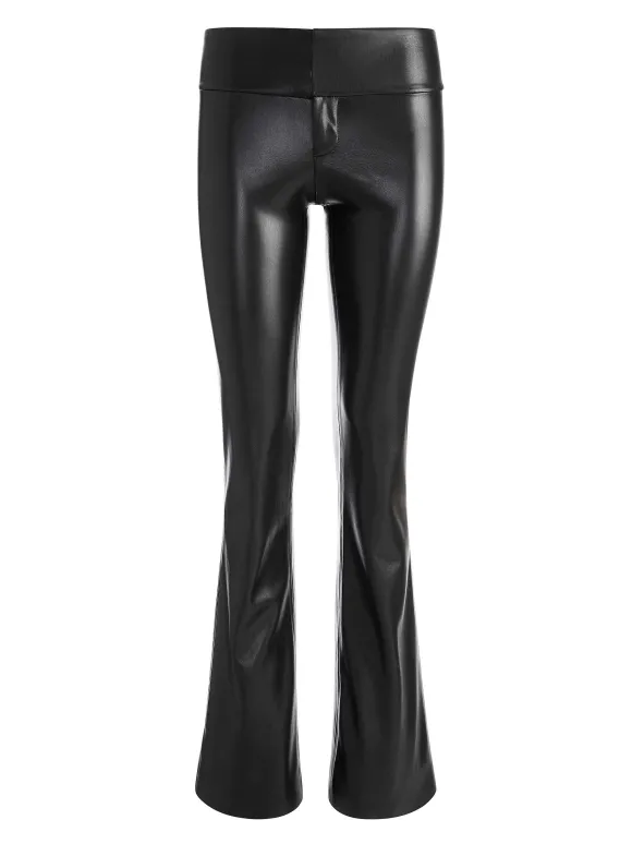 Olivia Vegan Leather Bootcut Pant | Alice and Olivia Store