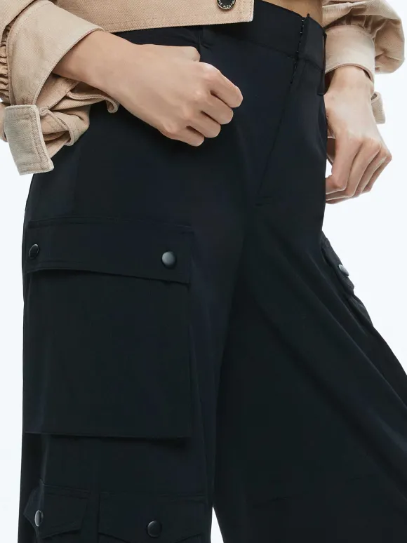 Olympia High Rise Ankle Tie Cargo Pants | Alice and Olivia Cheap