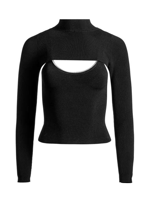 Orion Knit Tank And Shrug | Alice and Olivia Cheap