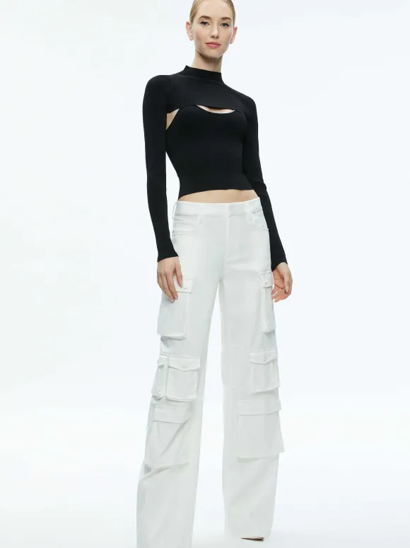 Orion Knit Tank And Shrug | Alice and Olivia Cheap