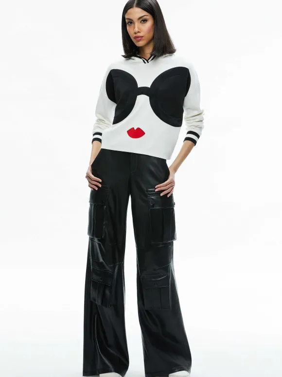 Oscar Staceface Hoodie | Alice and Olivia Best