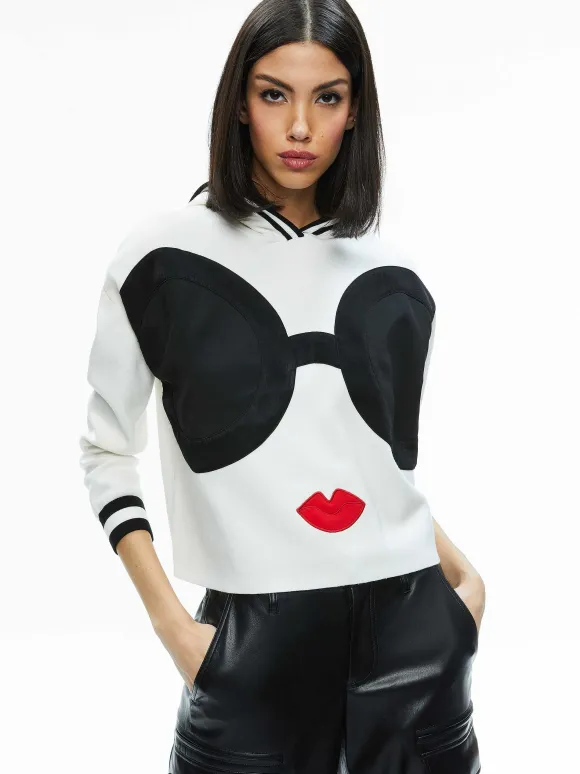 Oscar Staceface Hoodie | Alice and Olivia Best