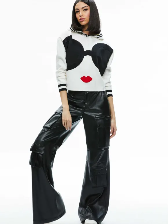 Oscar Staceface Hoodie | Alice and Olivia Best