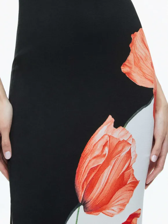 Pania Racer Neck Maxi Dress | Alice and Olivia Online