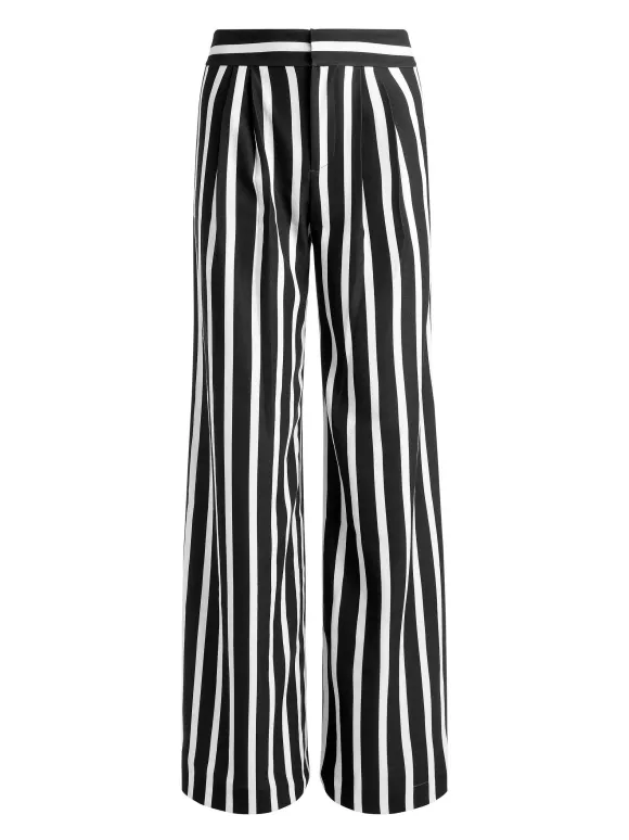 Pompey High Waisted Pleated Pants | Alice and Olivia Online