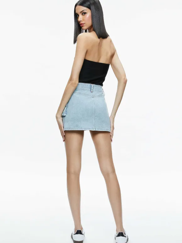 Rahmi Cargo Mini Skirt | Alice and Olivia Shop