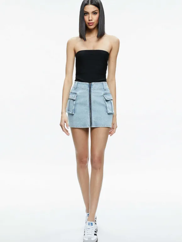 Rahmi Cargo Mini Skirt | Alice and Olivia Shop