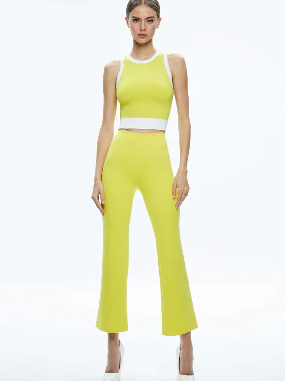 Rmp Mid Rise Back-Zip Bootcut Ankle Pant | Alice and Olivia Cheap