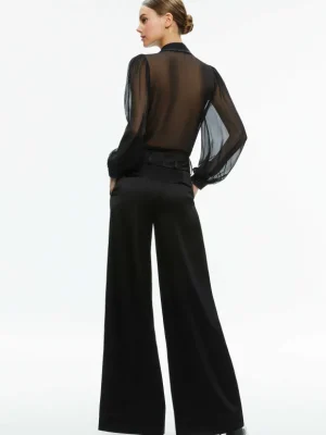 Roanne Sheer Blouse | Alice and Olivia Fashion