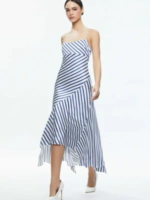 Rosa Asymmetrical Slip Dress | Alice and Olivia Cheap