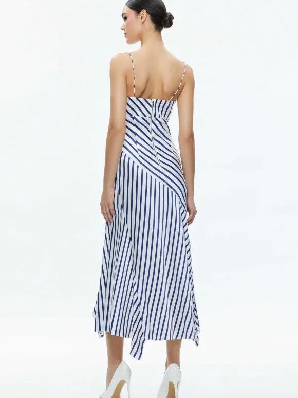 Rosa Asymmetrical Slip Dress | Alice and Olivia Cheap