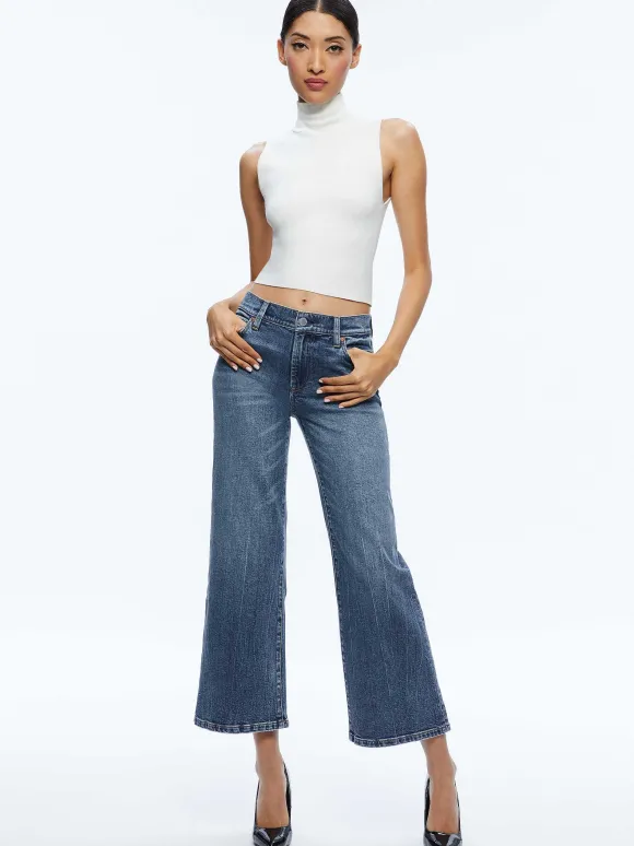 Roxie Kick Flare Jean | Alice and Olivia Sale