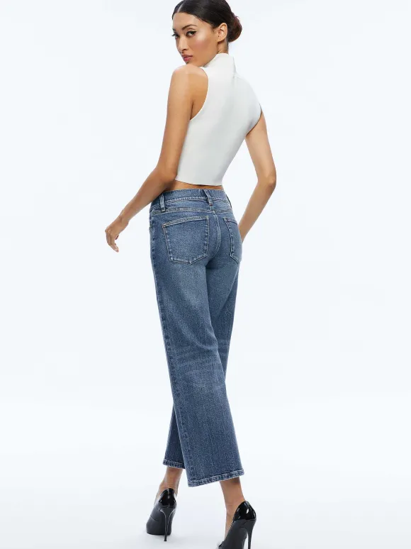 Roxie Kick Flare Jean | Alice and Olivia Sale