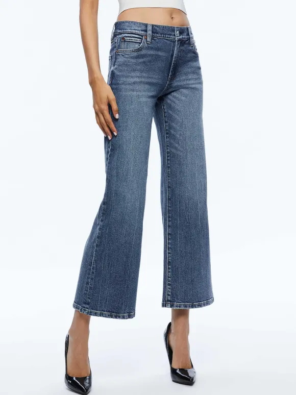 Roxie Kick Flare Jean | Alice and Olivia Sale