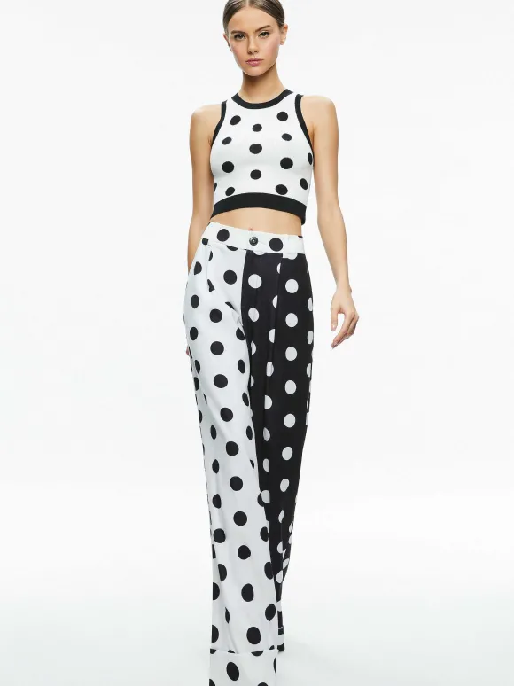 Rydel Cropped Tank + Tomasa High Rise Pant | Alice and Olivia Online