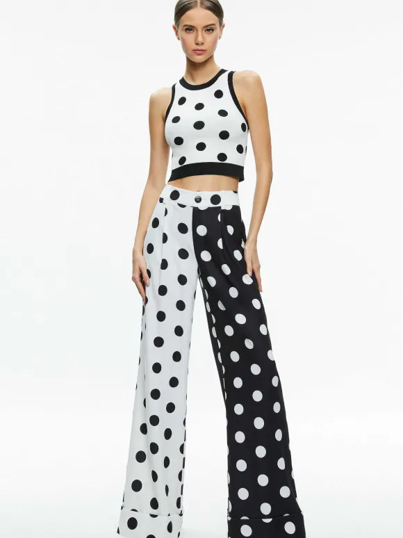 Rydel Cropped Tank + Tomasa High Rise Pant | Alice and Olivia Online