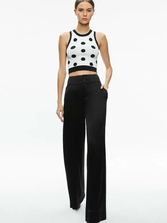 Rydel Cropped Tank + Tomasa High Rise Pant | Alice and Olivia Online