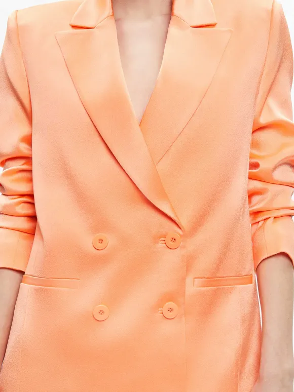 Santos Double Breasted Boyfriend Blazer | Alice and Olivia Outlet