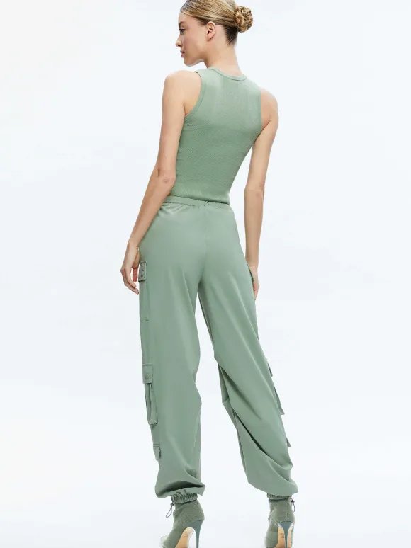 Shara Mid Rise Parachute Cargo Pants | Alice and Olivia Fashion