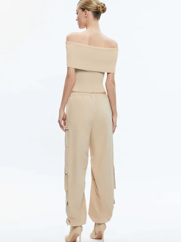 Shara Mid Rise Parachute Cargo Pants | Alice and Olivia Clearance