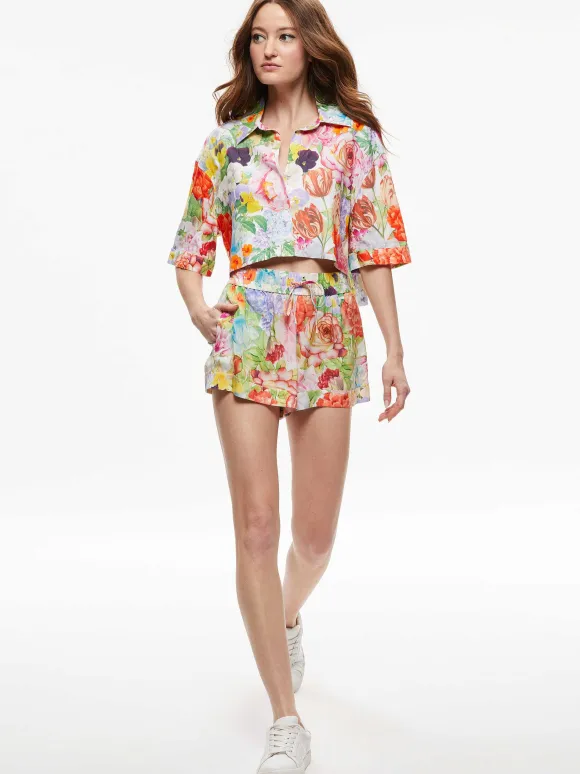 Sheena High Wasited Flowy Short | Alice and Olivia New