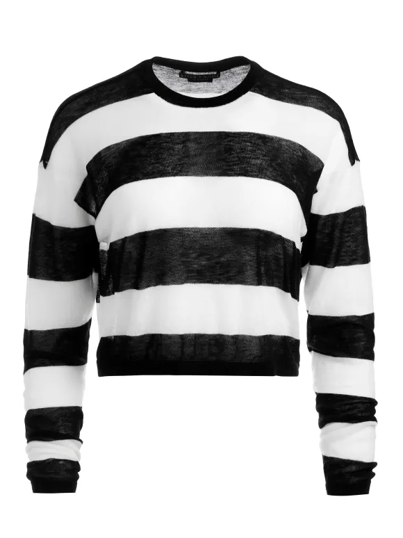 Sherrell Crew Neck Pullover | Alice and Olivia Flash Sale