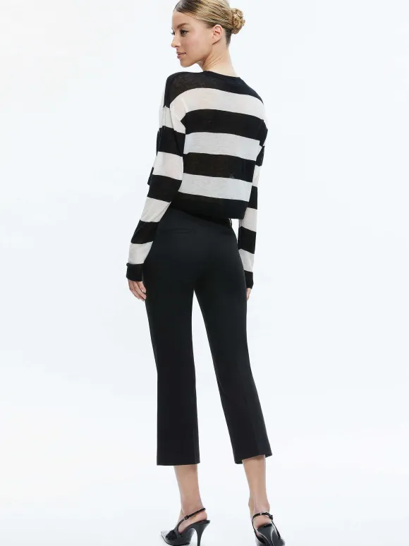 Sherrell Crew Neck Pullover | Alice and Olivia Flash Sale