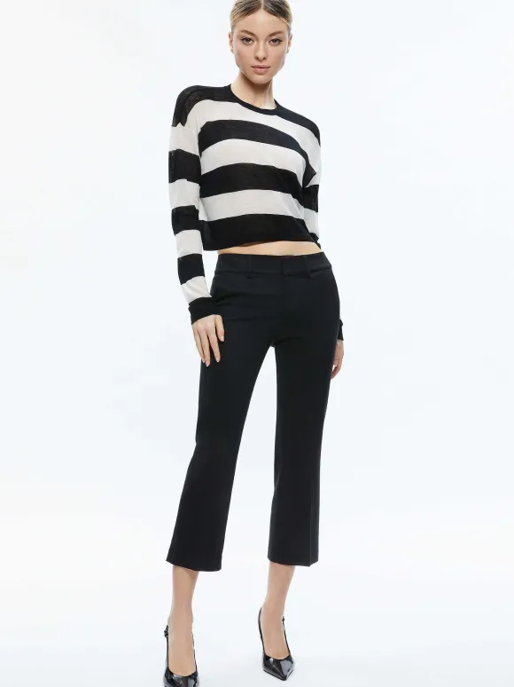 Sherrell Crew Neck Pullover | Alice and Olivia Flash Sale